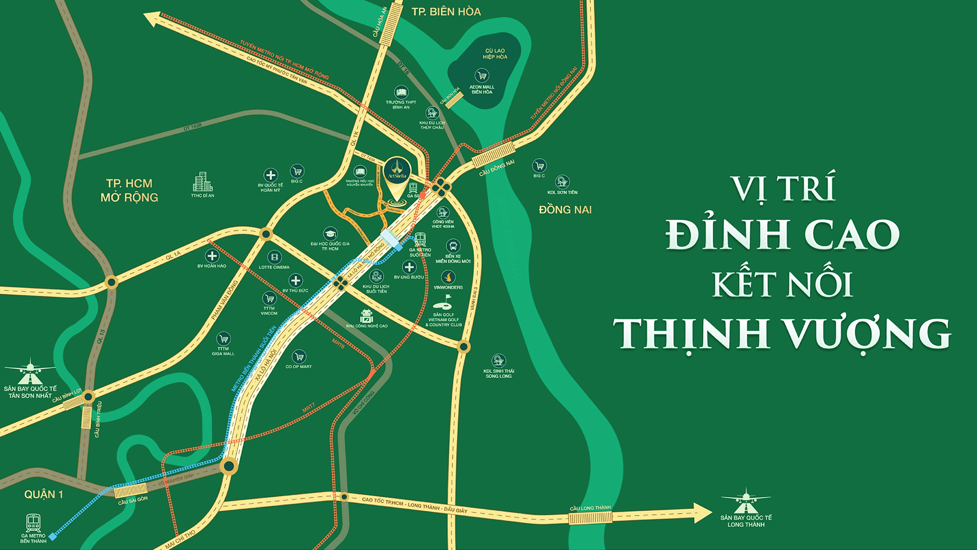 Vị trí Tâm điểm Dự án Art Stella