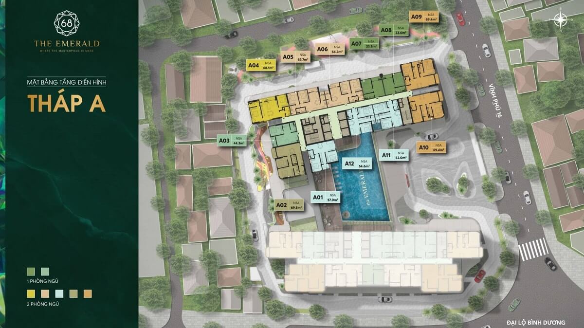 Dự án căn hộ The Emerald 68 