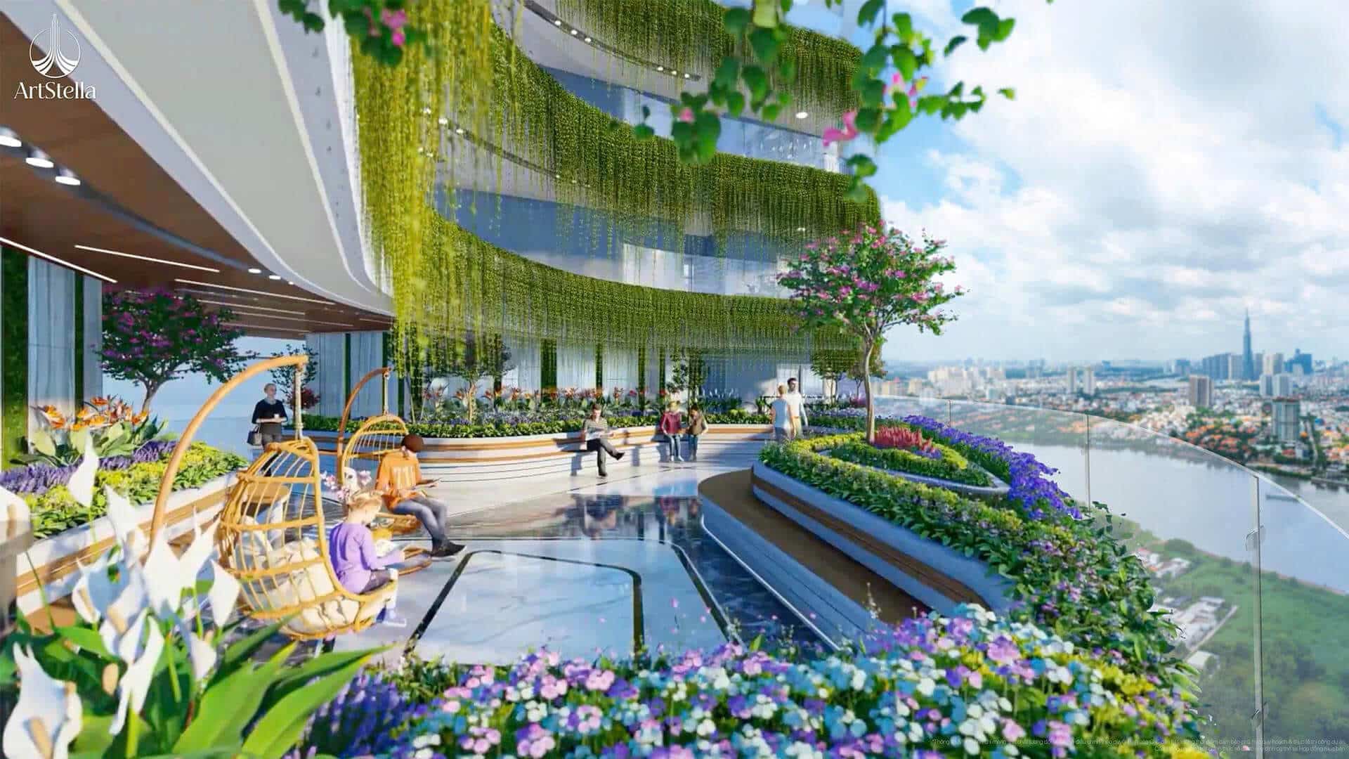 Tiện ích nội khu Vườn đọc sách ArtStella