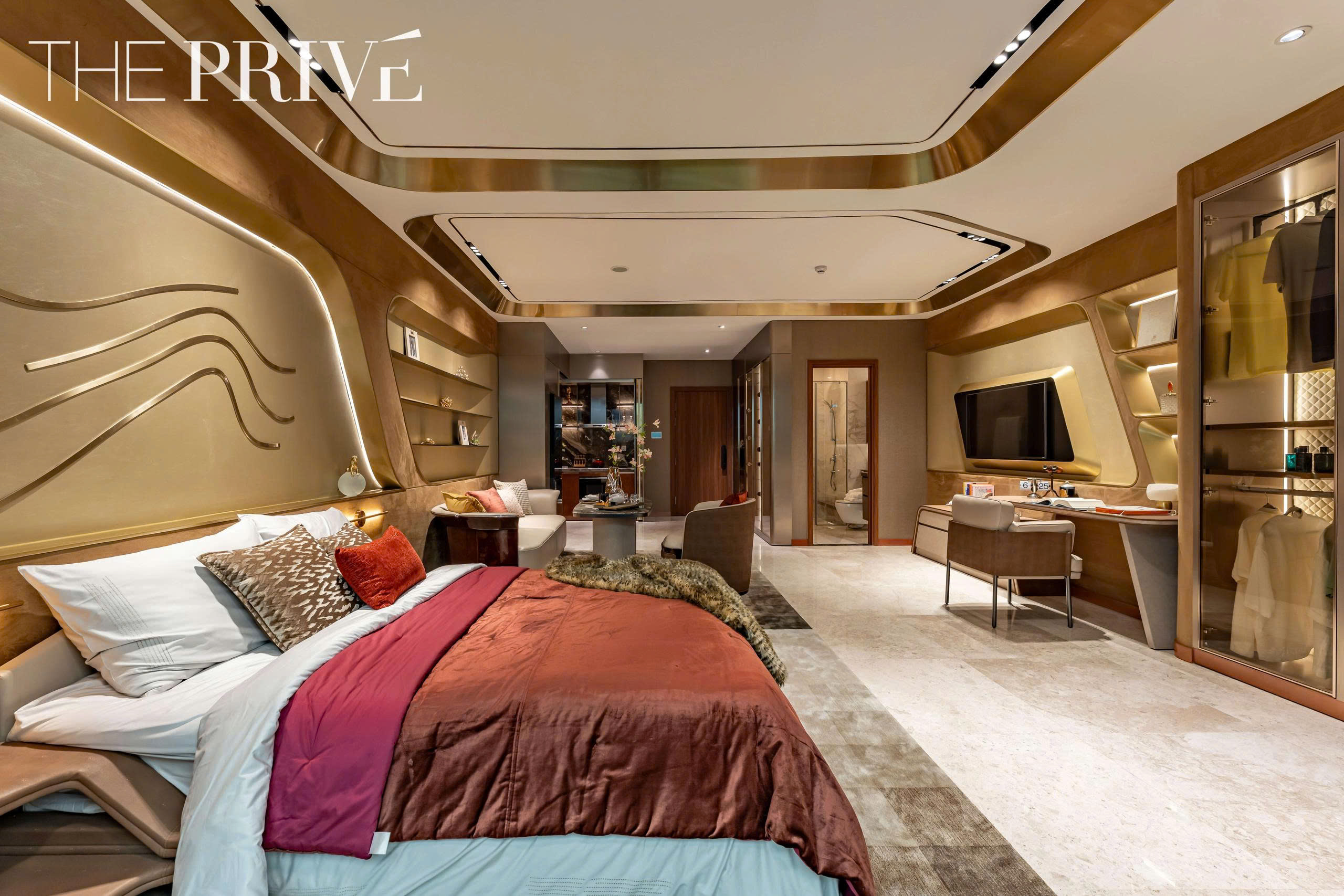 Căn mẫu 1 phòng ngủ tại The Privé